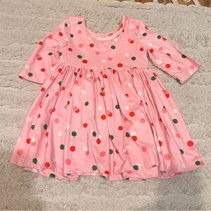 Polka Dot Kids Christmas Dress Mila & Rose